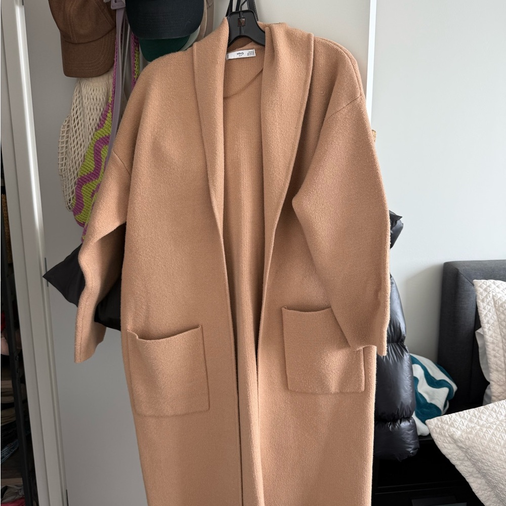 Mango Tan Beige Cardigan XS/S